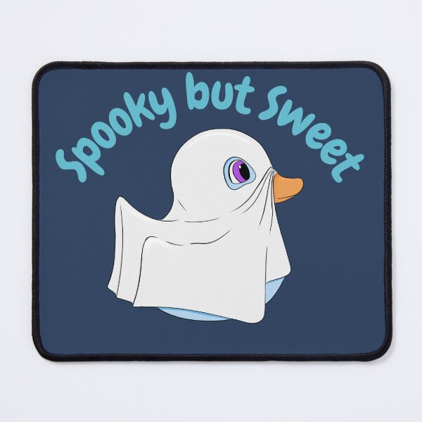 Item preview, Spooky but Sweet – Cute Ghost Rubber Duck Halloween Design designed and sold by Fireborne Studio.