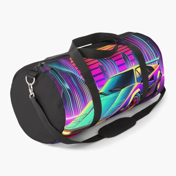 Item preview, 80s Synthwave Retro Car – Neon City Outrun Aesthetic by Marcinkowski-Studio designed and sold by Marcinkowski-studio .