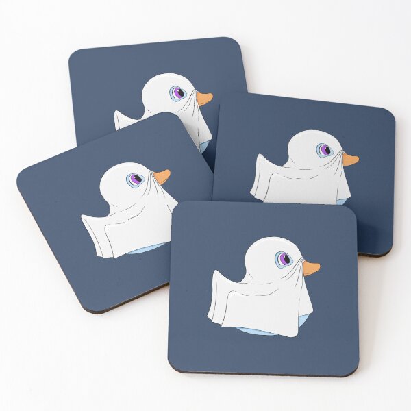 Item preview, Ghost Rubber Duck – Cute Halloween Duck Illustration designed and sold by Fireborne Studio.