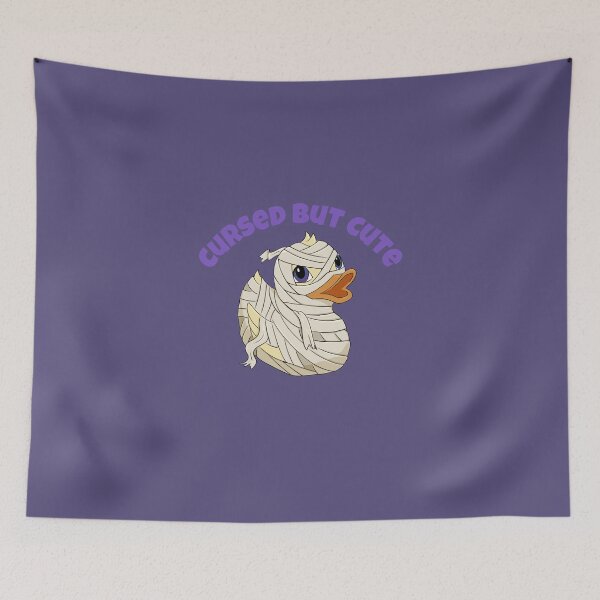 Item preview, Cursed but Cute – Mummy Rubber Duck Halloween Design designed and sold by Fireborne Studio.