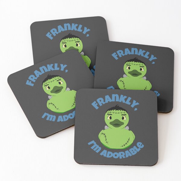 Item preview, Frankly, I’m Adorable – Funny Frankenstein Rubber Duck Halloween Design designed and sold by Fireborne Studio.