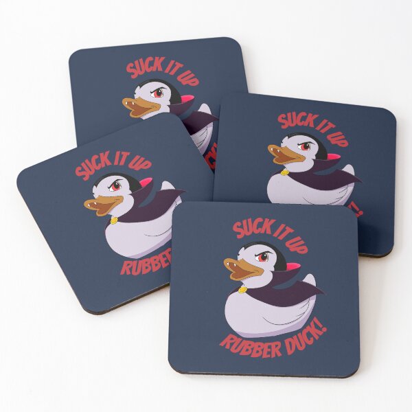 Item preview, Suck It Up, Rubber Duck – Funny Vampire Ducky Halloween Design designed and sold by Fireborne Studio.