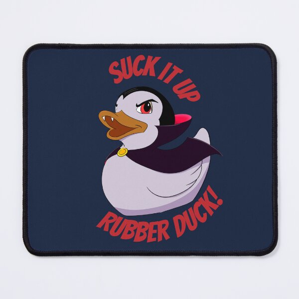 Item preview, Suck It Up, Rubber Duck – Funny Vampire Ducky Halloween Design designed and sold by Fireborne Studio.