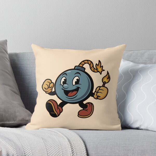 Item preview, Happy Walking Bomb – Retro Comic Style Explosion designed and sold by Hadrion.