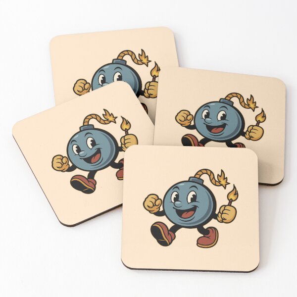 Item preview, Happy Walking Bomb – Retro Comic Style Explosion designed and sold by Hadrion.