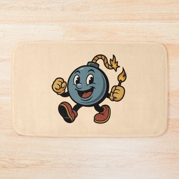 Item preview, Happy Walking Bomb – Retro Comic Style Explosion designed and sold by Hadrion.