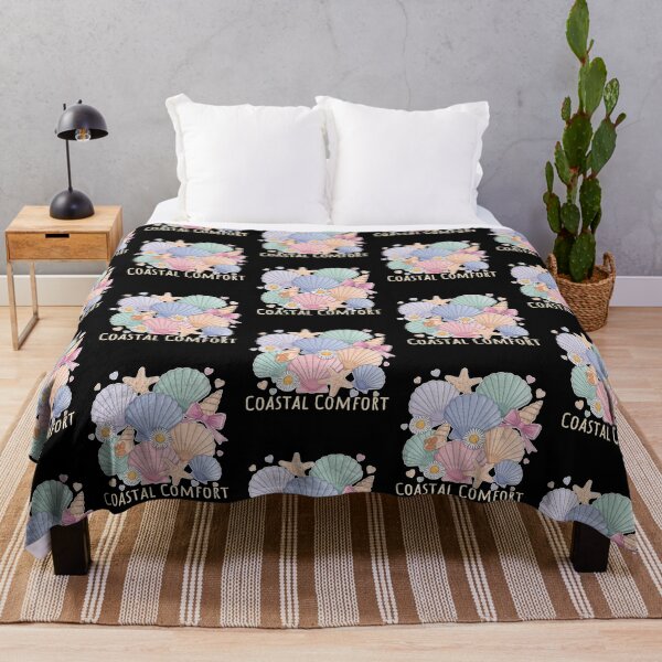 Item preview, Coastal Comfort – Pastel Seashells and Kawaii Beach Summer Vibes Design designed and sold by Dantin.
