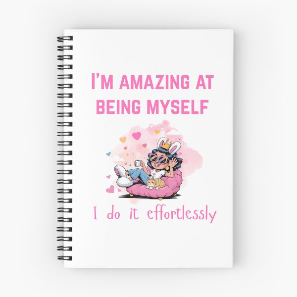 Item preview, Confident Self-Love Shirt – I’m Amazing at Being Myself Effortlessly – Funny Empowerment Quote Tee, self love shirt, confidence quote tee, being myself design, individuality quote shirt,  designed and sold by BrewtifulMugs.