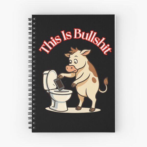 Artikelvorschau, Das ist Bullshit – humorvolles Toilettenaufkleber-Design entworfen und verkauft von Lunari Prints.