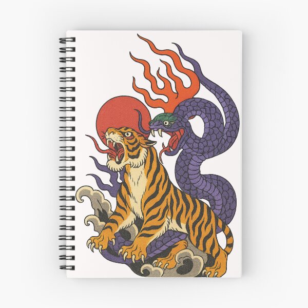 Item preview, Japanese Tiger and Snake designed and sold by Nuvijo.