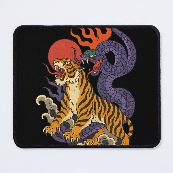 Item preview, Japanese Tiger and Snake designed and sold by Nuvijo.