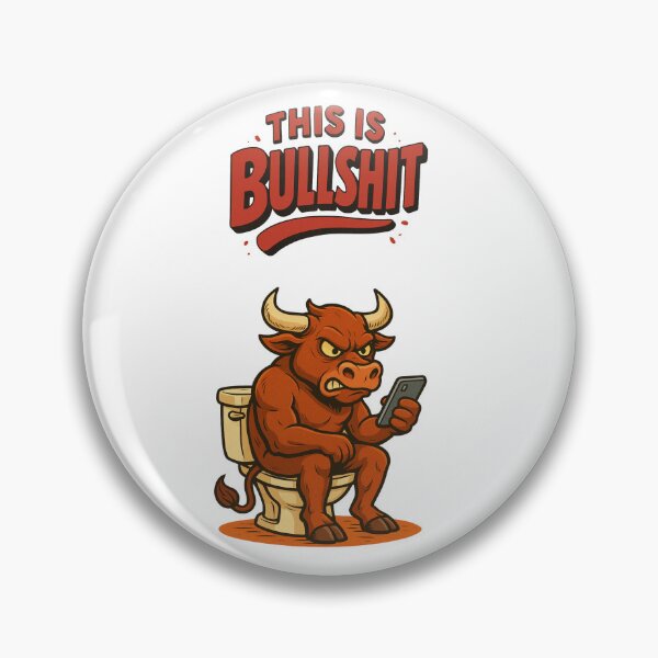 Item preview, This Is Bullshit Toilet Funny designed and sold by Lunari Prints.