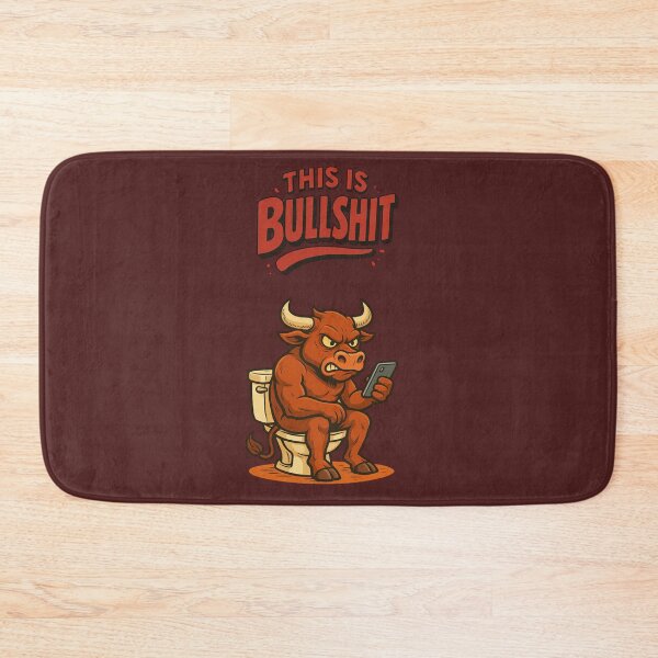 Item preview, This Is Bullshit Toilet Funny designed and sold by Lunari Prints.