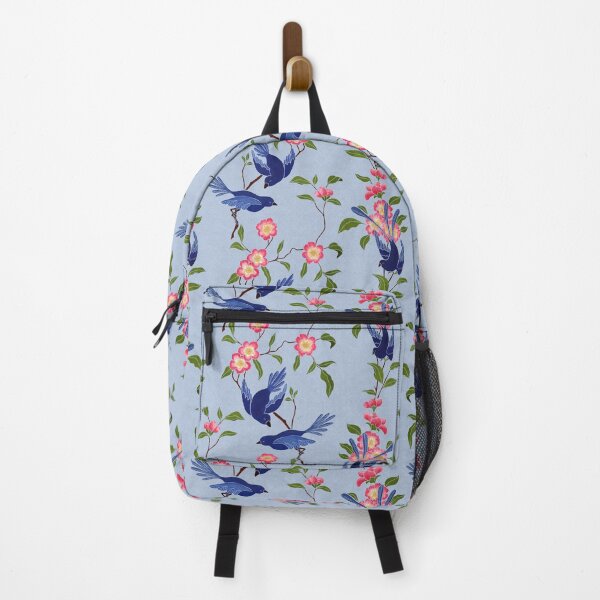 Item preview, Blue Birds & Cherry Blossom designed and sold by CaelaBeeDesigns.