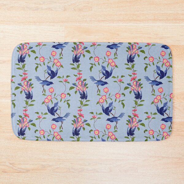 Item preview, Blue Birds & Cherry Blossom designed and sold by CaelaBeeDesigns.