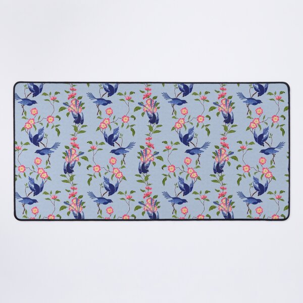 Item preview, Blue Birds & Cherry Blossom designed and sold by CaelaBeeDesigns.