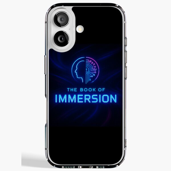 The Book of Immersion Tale Teller Club in Neon Lights iPhone Soft Case
