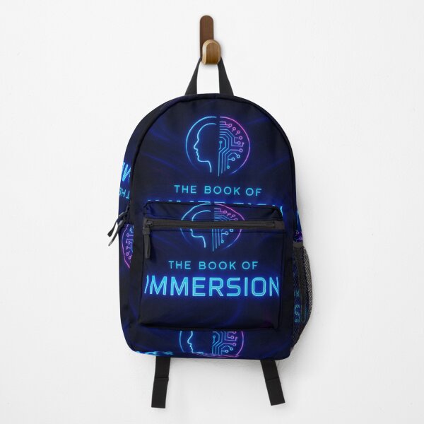 The Book of Immersion Tale Teller Club in Neon Lights Backpack