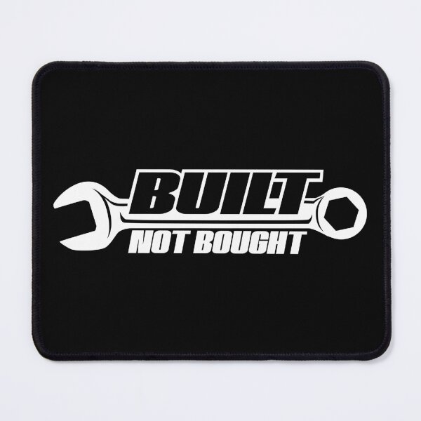 Item preview, Built Not Bought, Gearhead Lifestyle Statement for Car Enthusiasts designed and sold by Rifart Shop.
