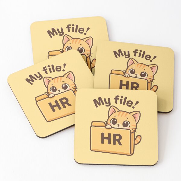 Item preview, Funny Cat My HR File designed and sold by Yuliya Brush.