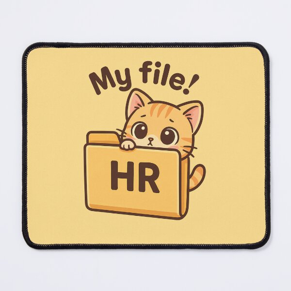 Item preview, Funny Cat My HR File designed and sold by Yuliya Brush.