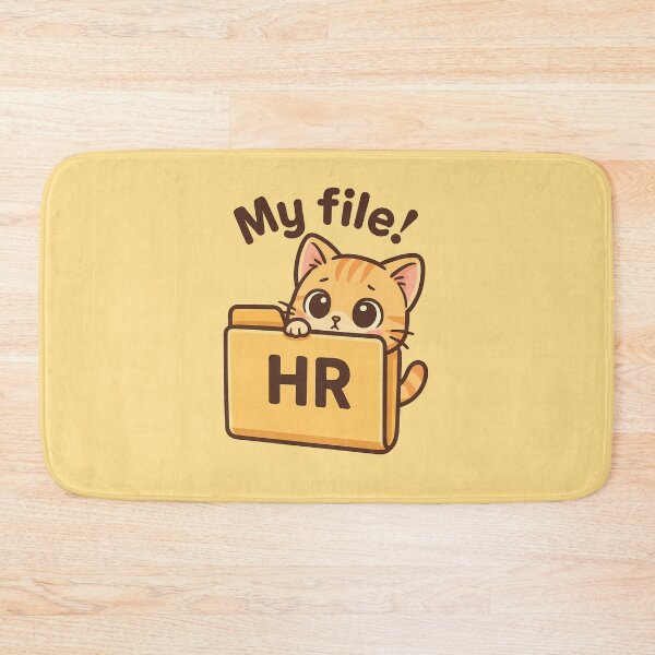 Item preview, Funny Cat My HR File designed and sold by Yuliya Brush.