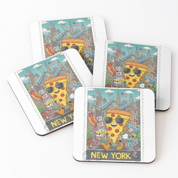 Item preview, New York City Stamp – Surreal Urban Playground designed and sold by Nachiteca.