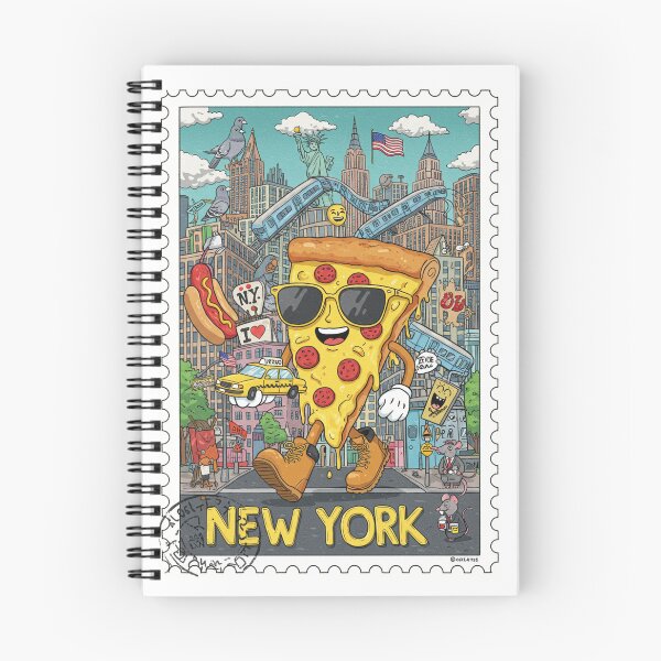 Item preview, New York City Stamp – Surreal Urban Playground designed and sold by Nachiteca.