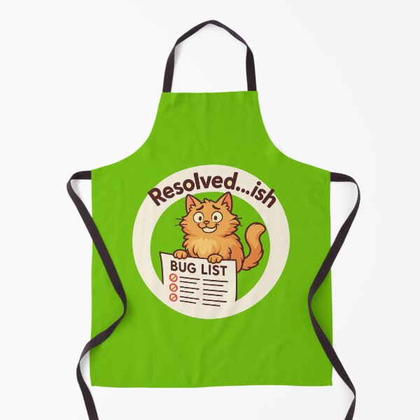 Item preview, Funny Cat Resolved Bug List designed and sold by Yuliya Brush.