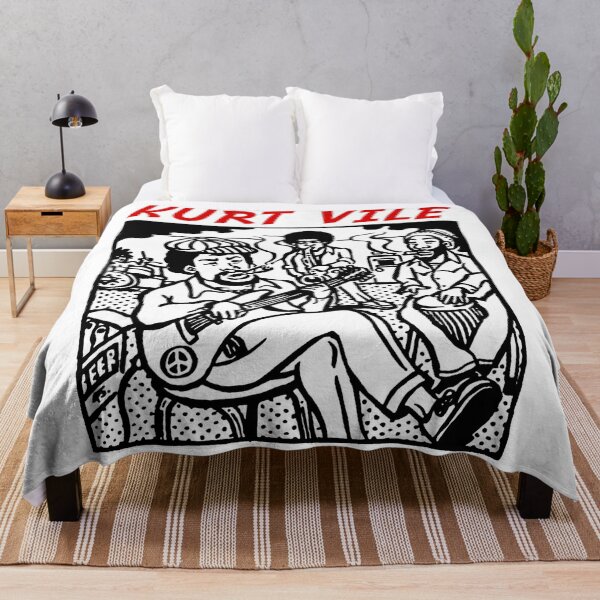 Item preview, Man Playing Guitar With Red Typography designed and sold by nerdyygraphic.