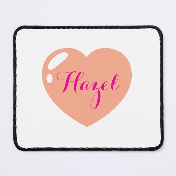 Item preview, Hazel Name with Orange Heart  designed and sold by Monika Howarth.
