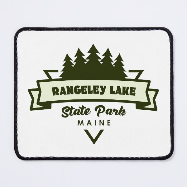 Item preview, Rangeley Lake State Park Maine Trees And Ribbon designed and sold by bivenart.