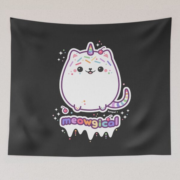 Item preview, Cherry Caticorn Kawaii Unicorn Cat designed and sold by sugarhai.