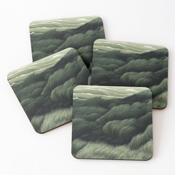 Item preview, Japanese Wall Art Wabi Sabi Print Sage Green Painting japandi chinoiserie wall art beach poster designed and sold by regnumsaturni.