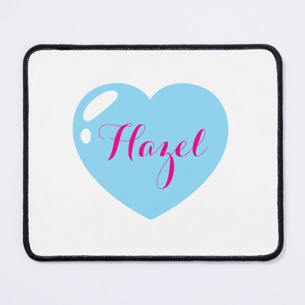 Item preview, Hazel Name with Blue Heart  designed and sold by Monika Howarth.