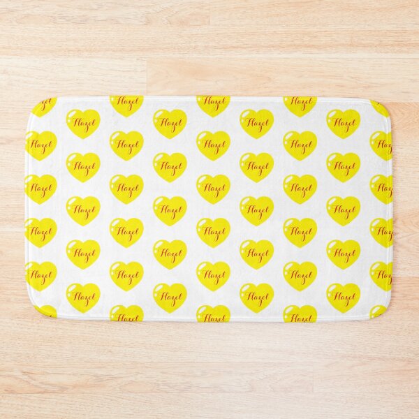 Item preview, Hazel Name with Yellow Heart  designed and sold by Monika Howarth.