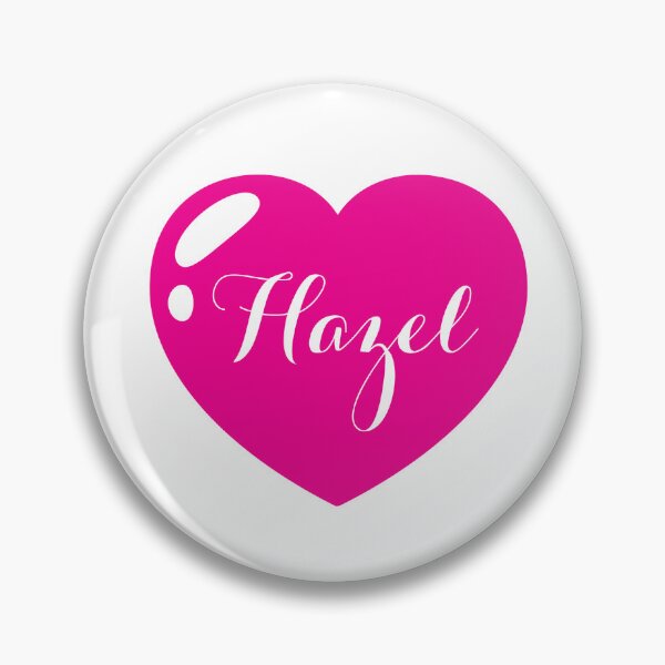 Item preview, Hazel Name with hot Pink Heart  designed and sold by Monika Howarth.