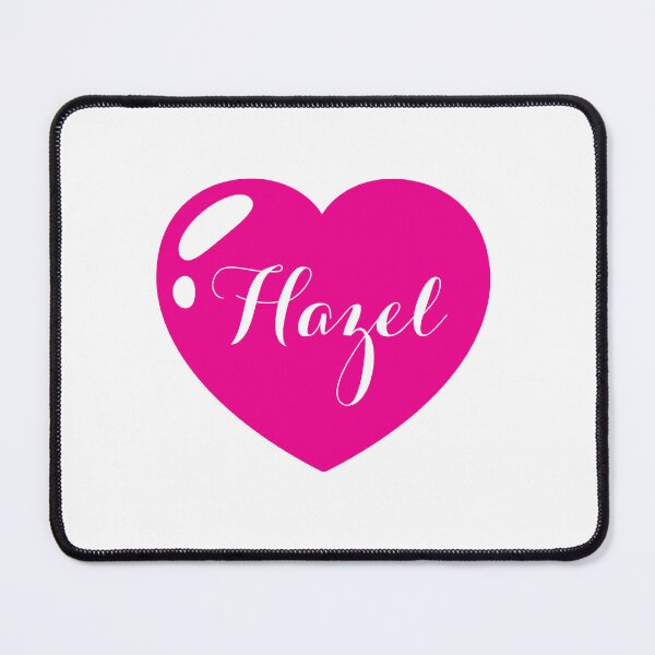 Item preview, Hazel Name with hot Pink Heart  designed and sold by Monika Howarth.