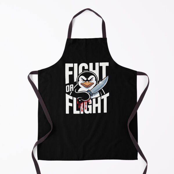 Item preview, Fight Or Flight Meme Penguin designed and sold by MeadowMeadow.