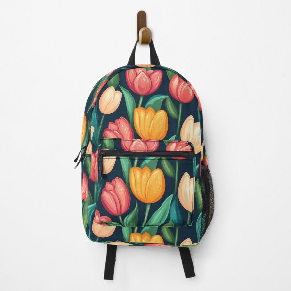 Item preview, Tulips in Wonderland – Seamless Pattern (Cartoon Style) designed and sold by KaPomPich.