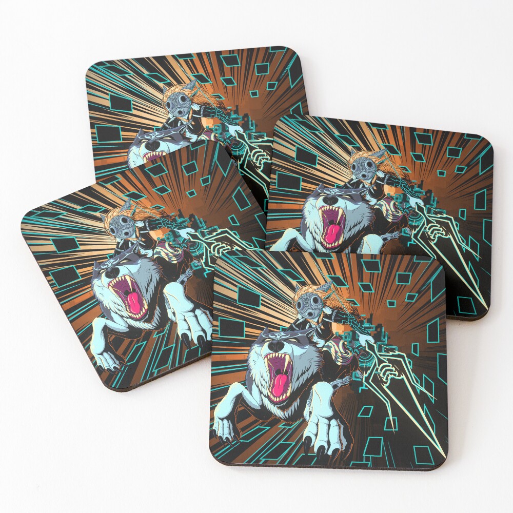 Item preview, Coasters (Set of 4) designed and sold by JavaWolfDesign.