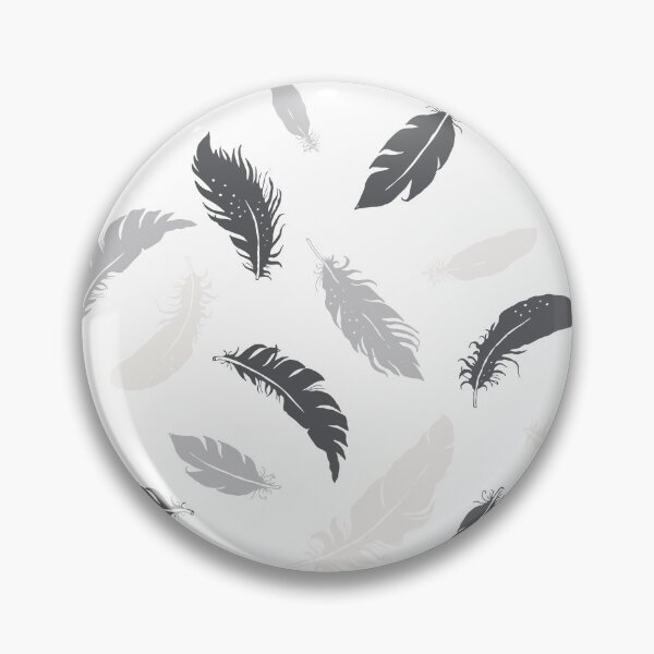 Item preview, Monochrome Feathers designed and sold by Farissa Designs.