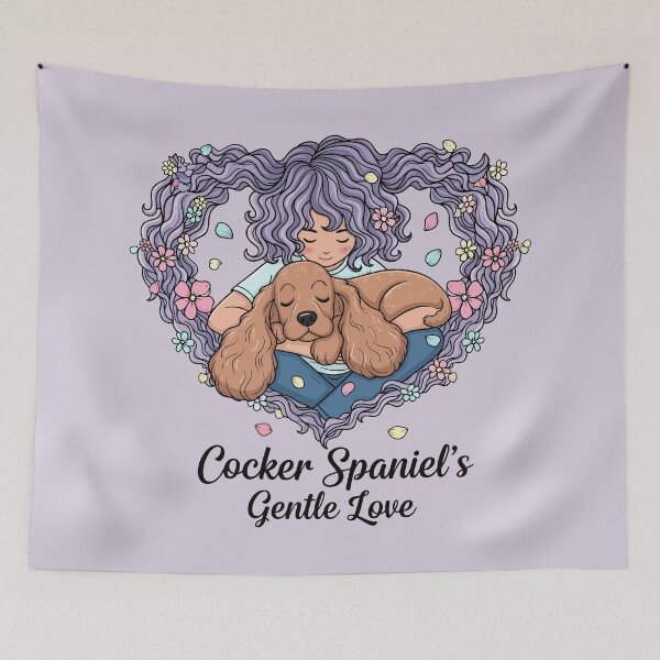 Item preview, Cocker Spaniel’s Gentle Love designed and sold by Amir Faysal.