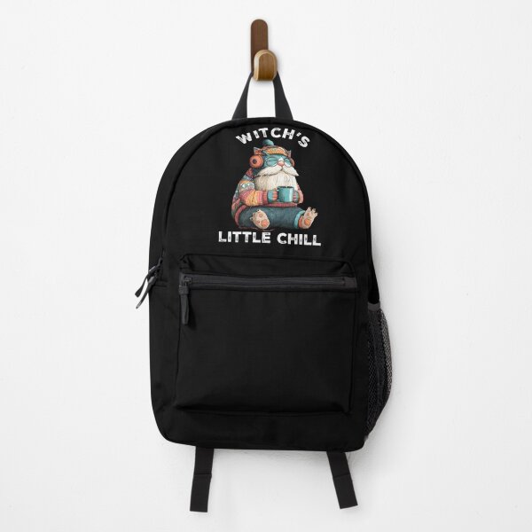 Item preview, Witch’s Little Chill Funny Magic Cat Familiar & Music Lover designed and sold by SecretDicer.