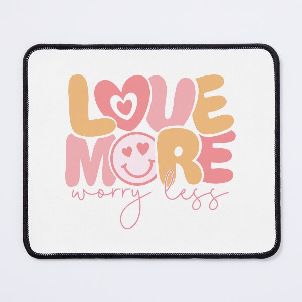 Item preview, Love More, Worry Less  designed and sold by artcultreone.