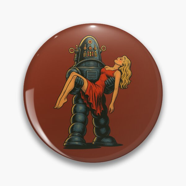 Item preview, Robby the Robot Retro Sci-Fi Design designed and sold by Retr0Tshirts.