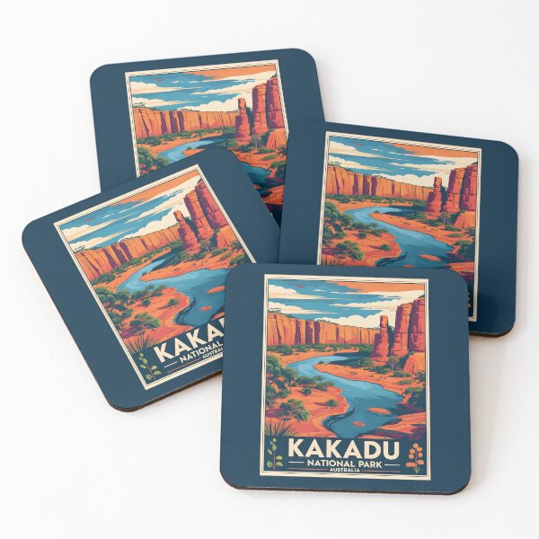 Item preview, A Vintage Illustration of Kakadu National Park - Northern Territory - Australia designed and sold by GoodOldVintage.