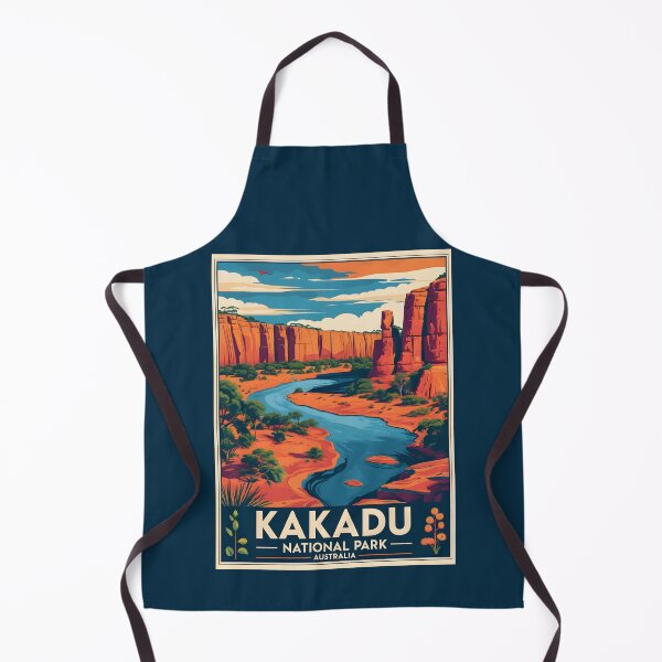 Item preview, A Vintage Illustration of Kakadu National Park - Northern Territory - Australia designed and sold by GoodOldVintage.