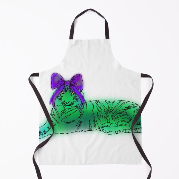 Item preview, Maple the Tiger the Mint with purple Bow – animalzinhats designed and sold by Ashley’sAnimalz.