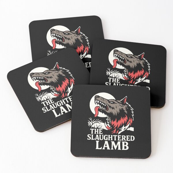 Item preview, The Slaughtered Lamb Pub Sign American Werewolf in London Horror Fan Art designed and sold by w1ckerman.